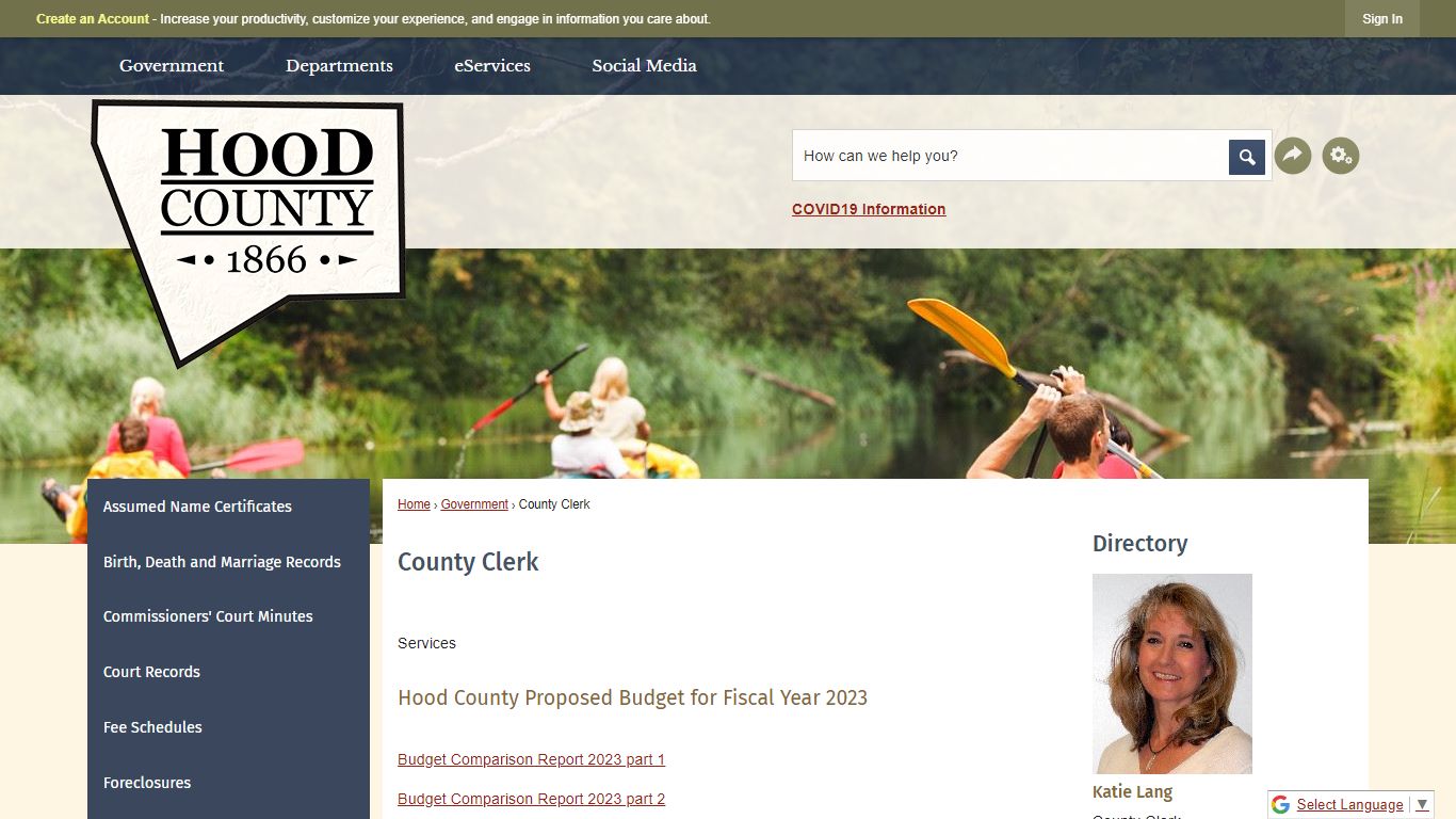 County Clerk | Hood County, TX - Official Website